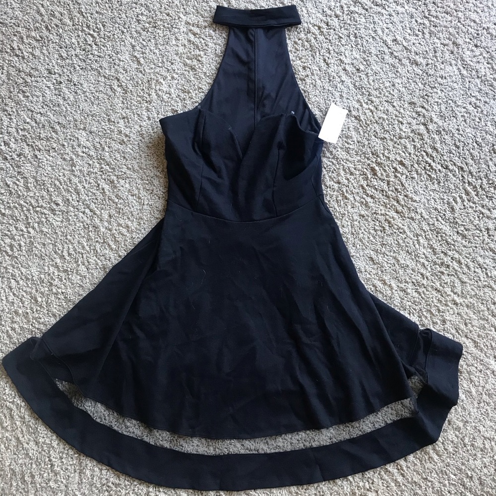 Just Me Black Dress Size L